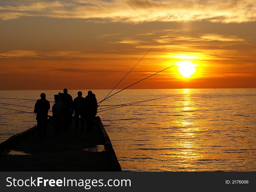 Fishermen In Sochi