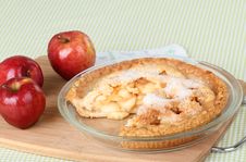 Apple Pie And Apples Royalty Free Stock Photography Apple Pie And Apples Royalty Free Stock Photography