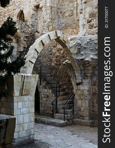 Antiquities near the western wall