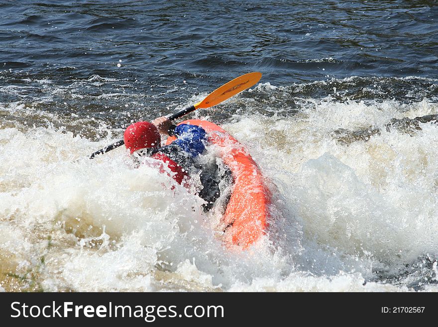 Whitewater Kayaker