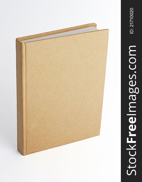 Notebook with a blank cover to fill with an image.