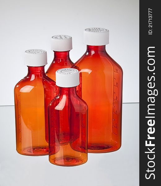 Plastic Medication Bottles in assorted sizes