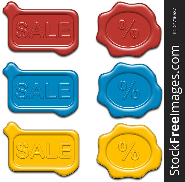 Discount Percentage Seals