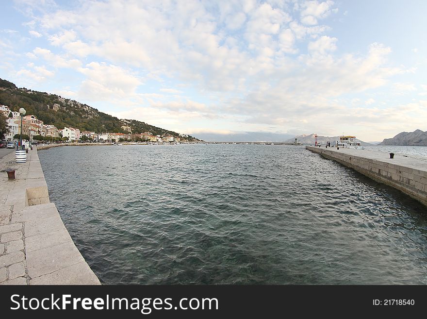 Beautiful town of Baska