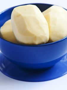 Peeled Potatoes Stock Photography Peeled Potatoes Stock Photography