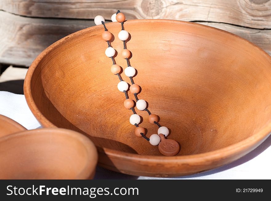 Wooden Plates in the morning light