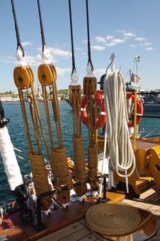 Nautical Ropes Royalty Free Stock Photos