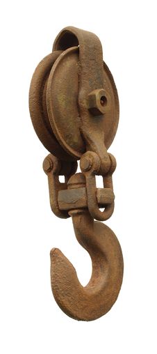 Rusty Hook And Pulley Royalty Free Stock Photo Rusty Hook And Pulley Royalty Free Stock Photo