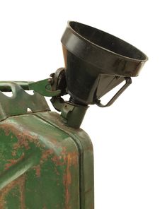 Old Rusty Gasoline Jerry Can Stock Photos Old Rusty Gasoline Jerry Can Stock Photos