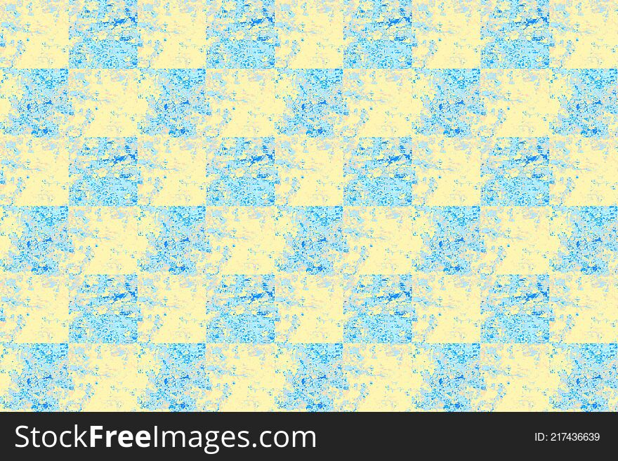 Bright Blue Checkerd Squares Background