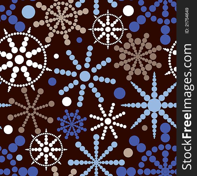 Snowflakes Pattern.