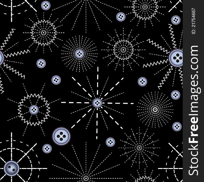 Snowflakes Pattern Of Thread