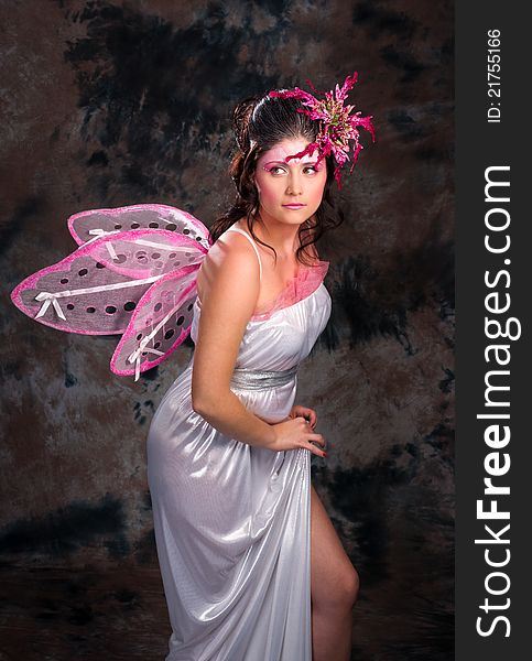 Woman dressed as fairies for any holiday. Woman dressed as fairies for any holiday