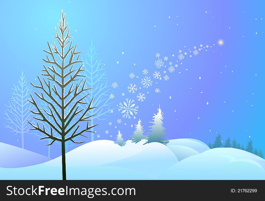 A beautiful Christmas and New Year background perfect for this season
