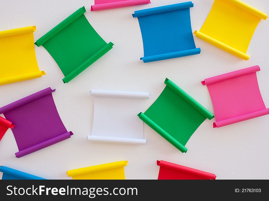 Multicolored Paper Stickers