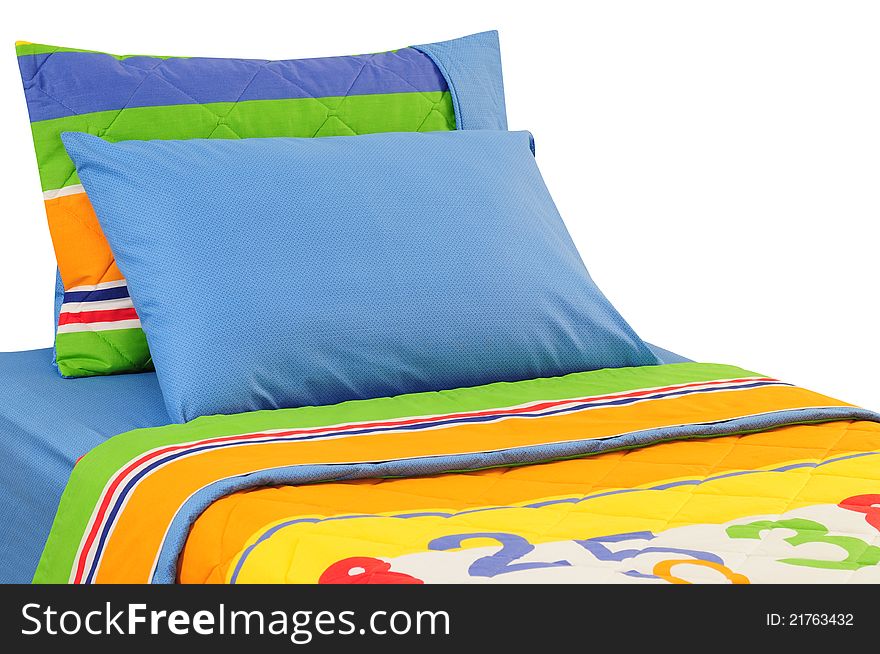 Soft pillows over bed spreads. Soft pillows over bed spreads.