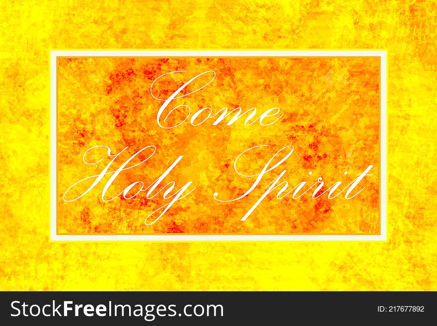 Holy Spirit On Fire