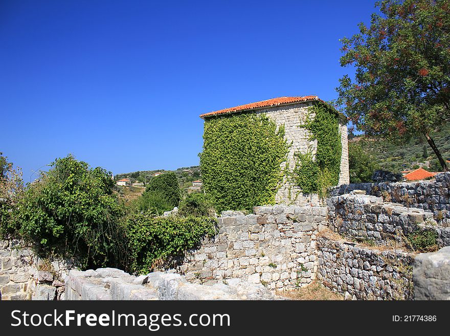 House in the medieval fortress in Stari Bar, Montenegro. House in the medieval fortress in Stari Bar, Montenegro.