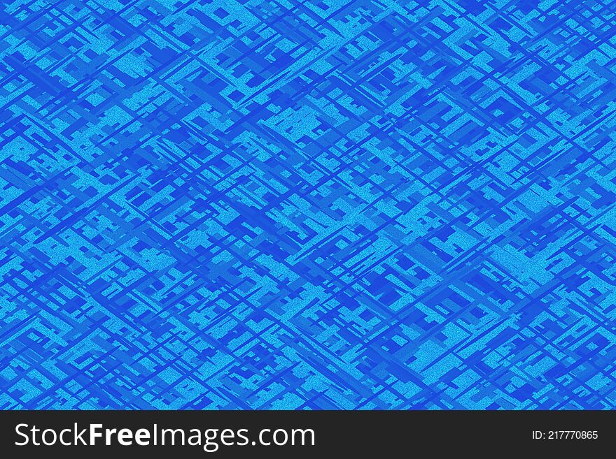 Bright Blue Crossed Lines Background