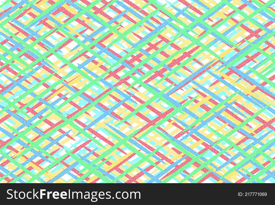 Multicolored Crossed Lines Background