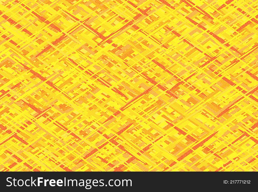 Yellow Orange Crossed Lines Background