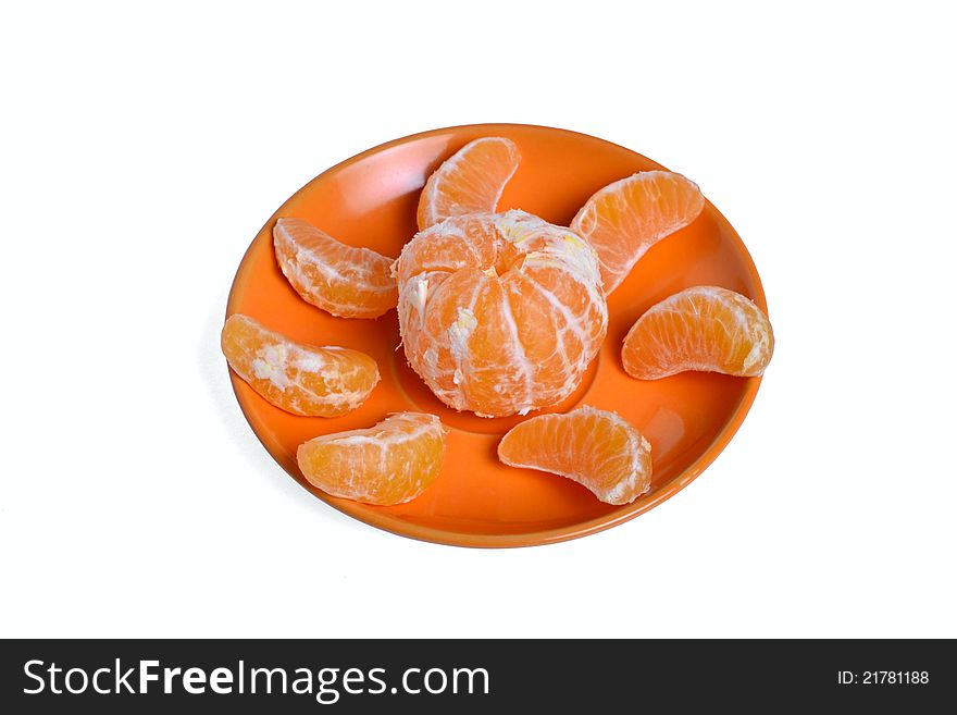 Slices of mandarin
