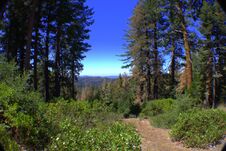 Yosemite Trail In View Royalty Free Stock Photos Yosemite Trail In View Royalty Free Stock Photos