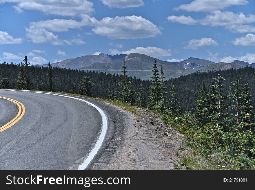 Road to Mt Evans