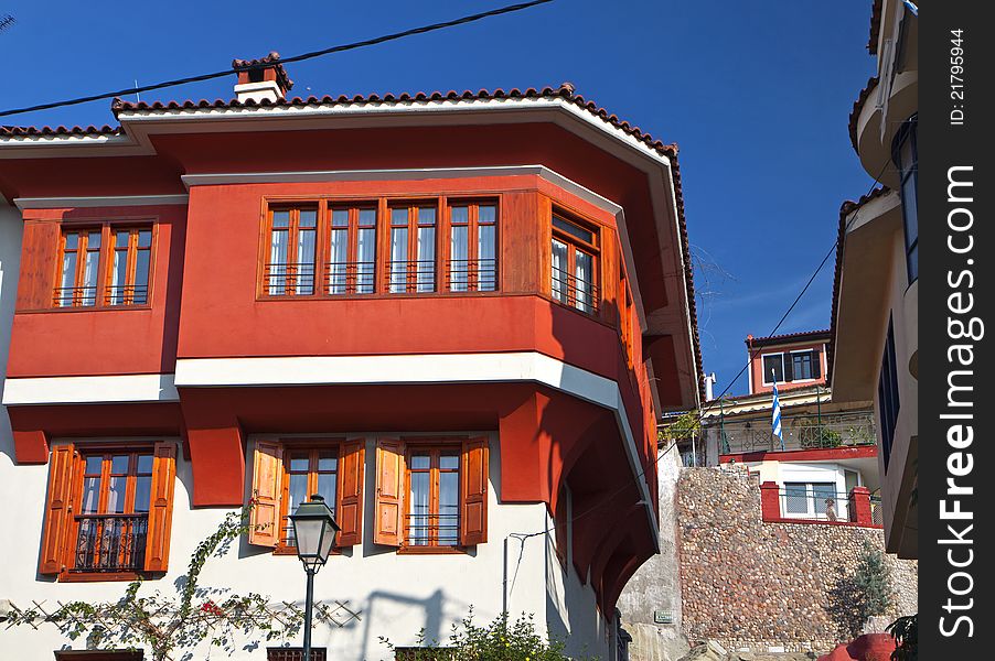 Traditional house at Thessaloniki, Greece
