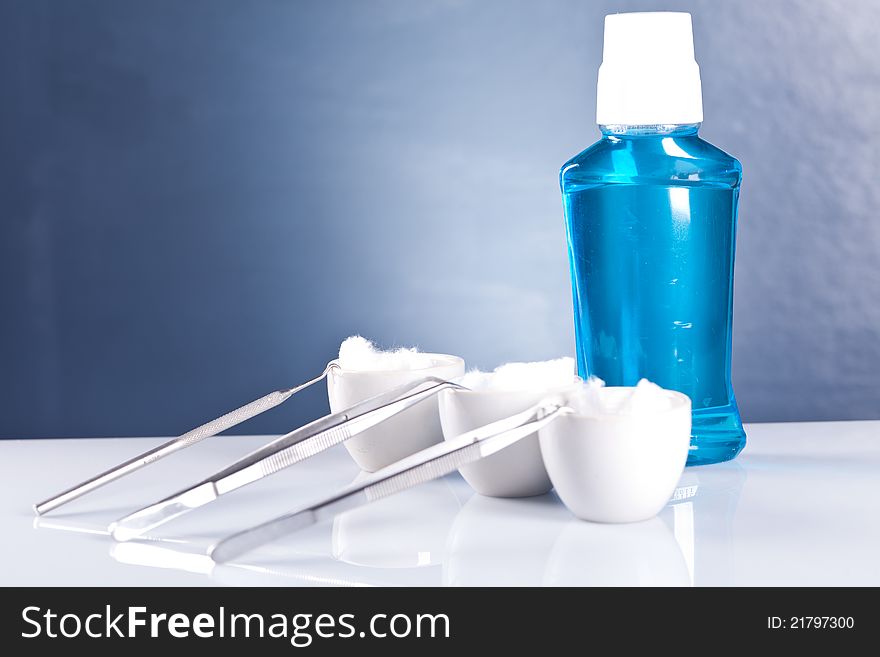 Toothbrush and dental care in sterile conditions