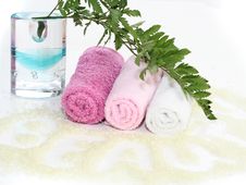 Natural Bath Accessories Royalty Free Stock Images Natural Bath Accessories Royalty Free Stock Images