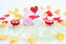 Lovely Bath Accesories Stock Images Lovely Bath Accesories Stock Images