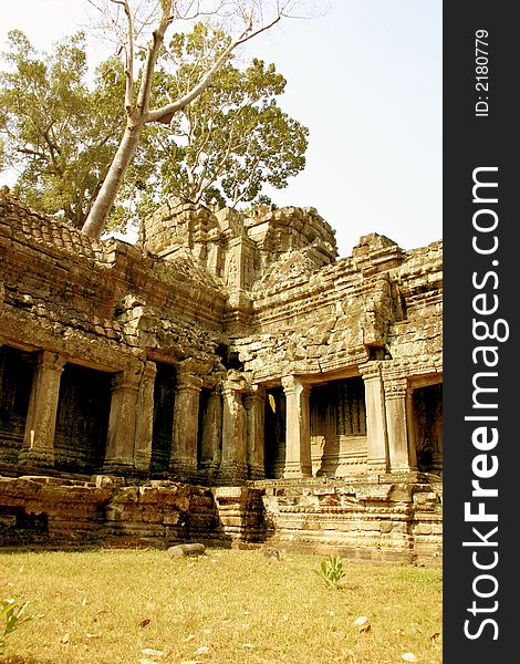 A Temple in the Angkor Wat Complex, Siem Reap, Cambodia. A Temple in the Angkor Wat Complex, Siem Reap, Cambodia