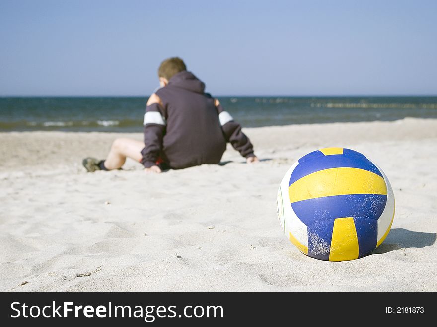 A young boy with a focused volleyball on a beach. MY KIDS COLLECTION Â» MORE SPORT IMAGES Â». A young boy with a focused volleyball on a beach. MY KIDS COLLECTION Â» MORE SPORT IMAGES Â»