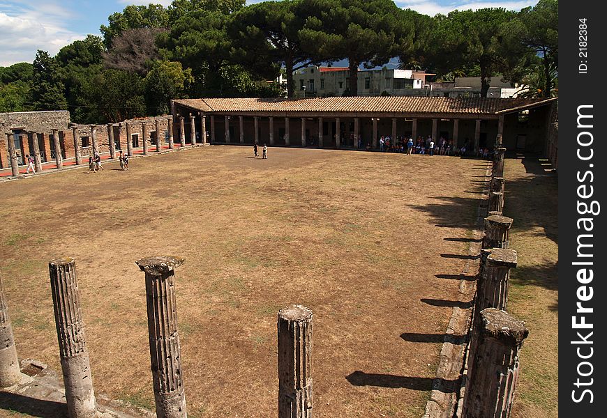 Pompei, ruins from the volcano