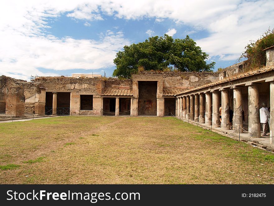 Pompei, ruins from the volcano