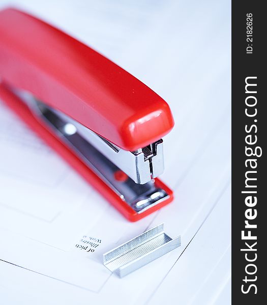 Stapler With Staples