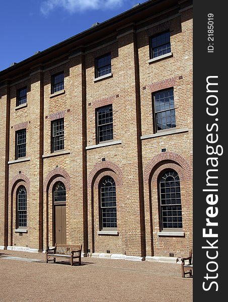 Old Brick Stone House In A Park In Sydney, Australia. Old Brick Stone House In A Park In Sydney, Australia