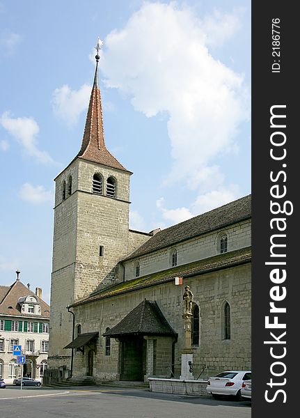 Old Church in Payerne. Switzerland. Old Church in Payerne. Switzerland