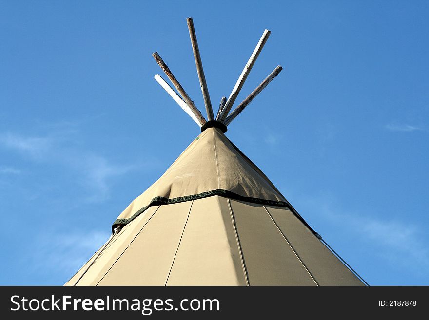 American Indian Tent top detail