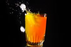 Glass Of Juice Stock Photography