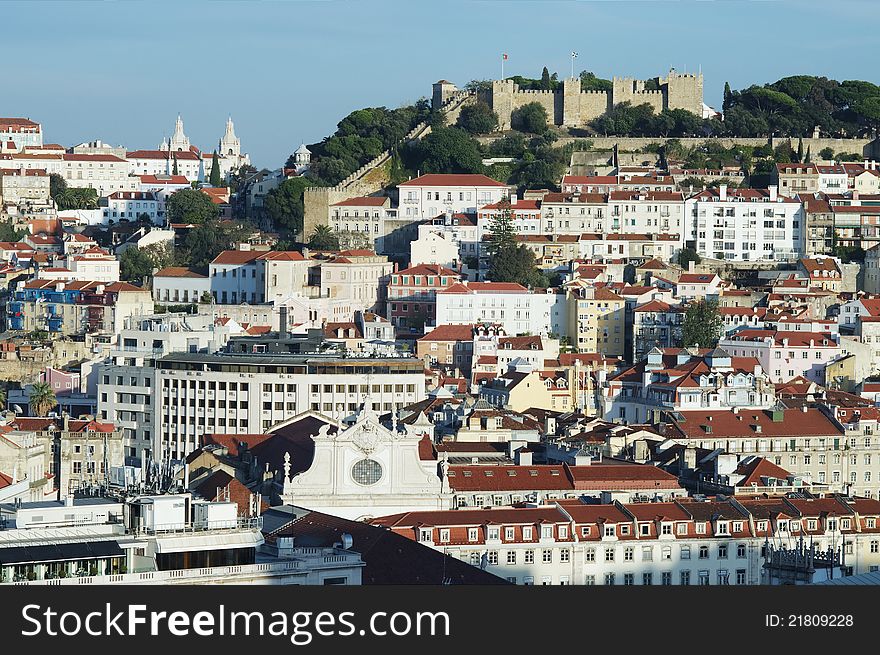 Scenery of Portugal's capital. Scenery of Portugal's capital