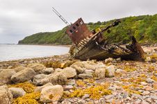 Fishing Boat Wreck Royalty Free Stock Images Fishing Boat Wreck Royalty Free Stock Images