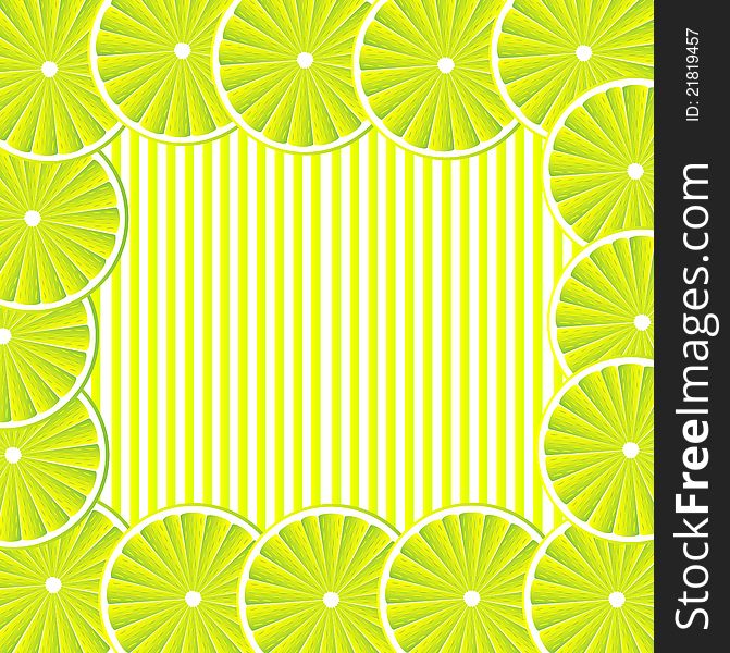 Background with citrus-fruit of lemon slices. Background with citrus-fruit of lemon slices