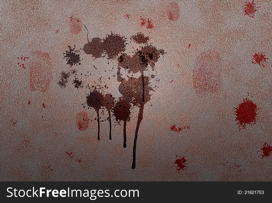 Rough and bloody metal wall surface texture, background. Rough and bloody metal wall surface texture, background.