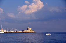 Rhodes Harbour Greece Stock Photography Rhodes Harbour Greece Stock Photography