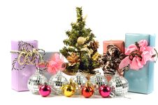 Christmas Gifts And Decoration Stock Image