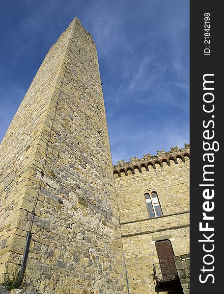 Medieval architecture in la spezia italy