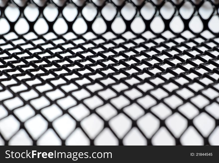 Abstract background with black wire net