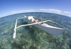 Small Catamaran At The Beach Stock Image Small Catamaran At The Beach Stock Image